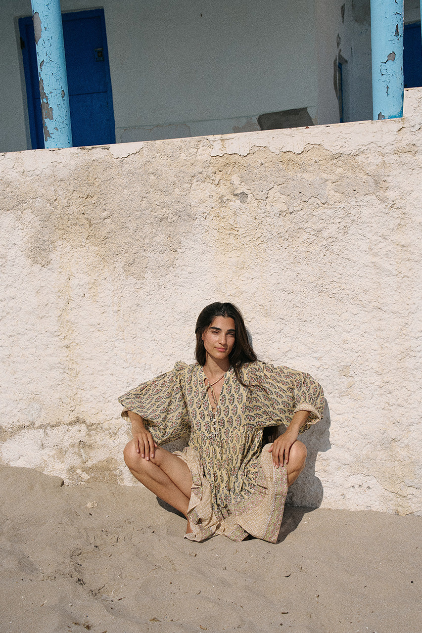 Bhoomi Mini Dress ~ Meadow - Image 6