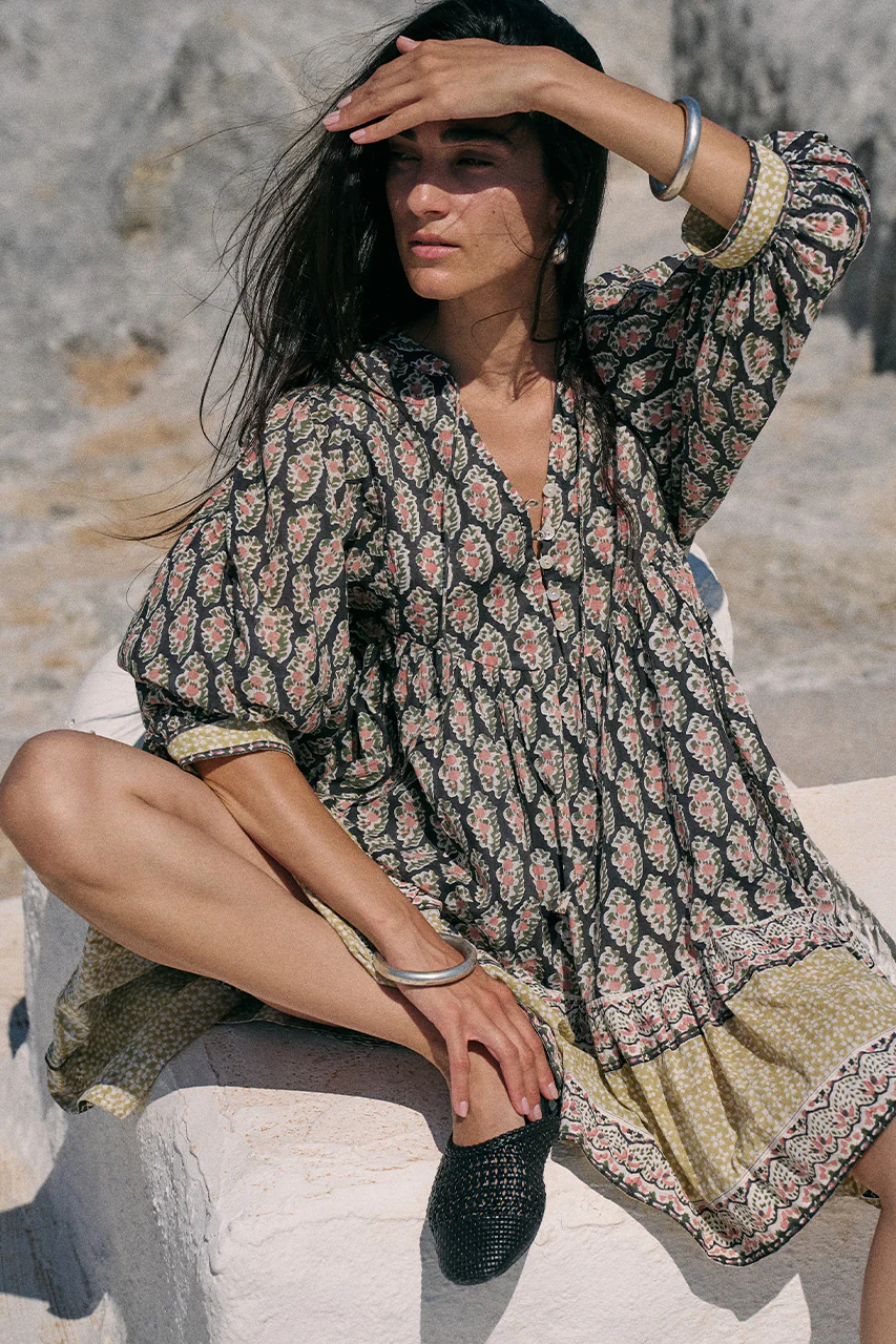 Bhoomi Mini Dress ~ Onyx - Image 3