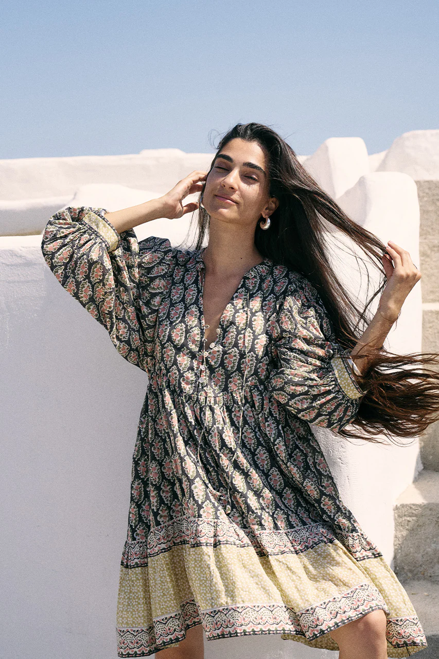 Bhoomi Mini Dress ~ Onyx - Image 5