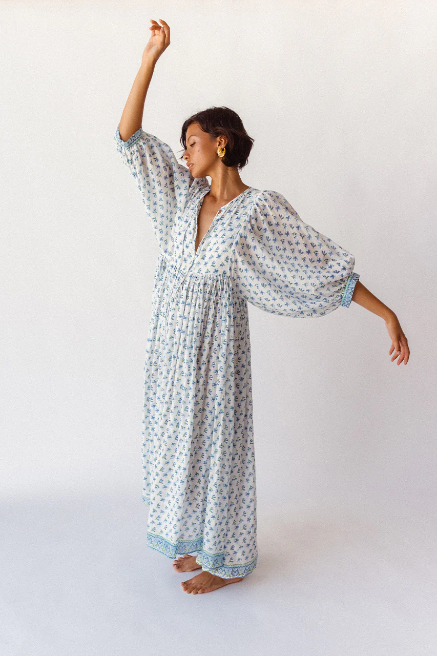 Kyra Maxi Dress ~ Azure - Image 7