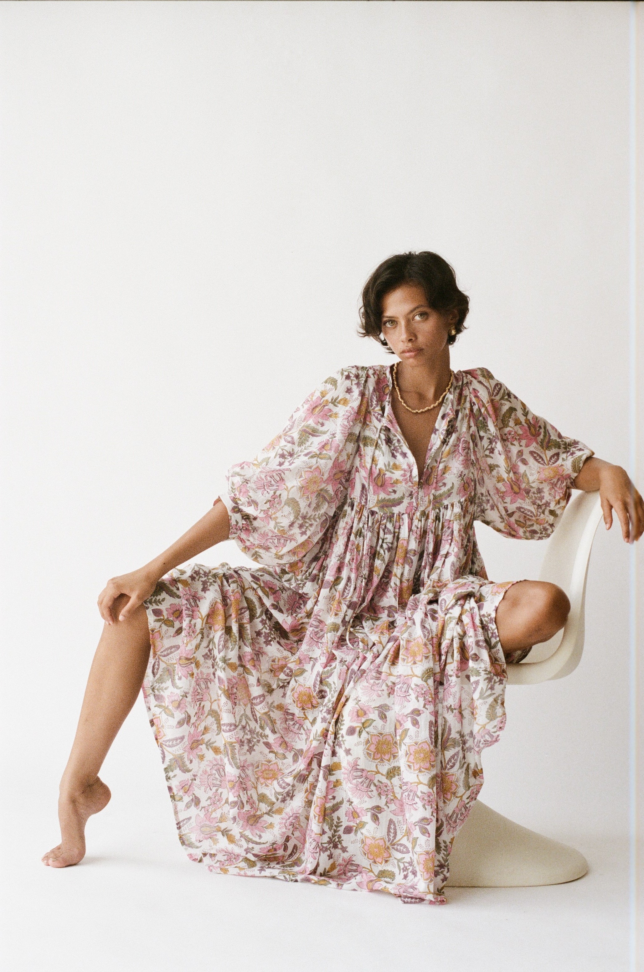 Kyra Maxi Dress ~ Fuchsia Bloom - Image 5