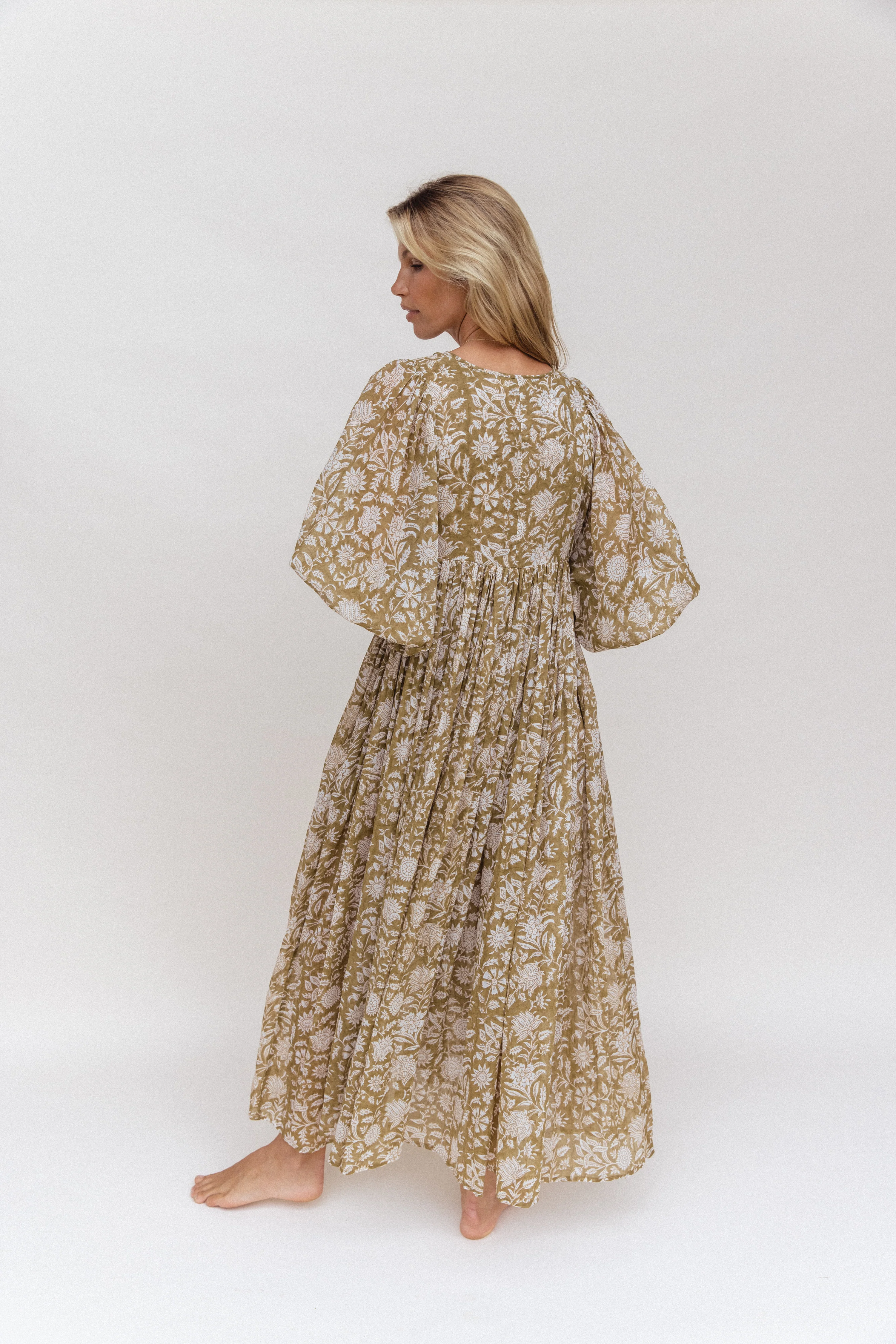 Kyra Maxi Dress ~ Olive - Image 9