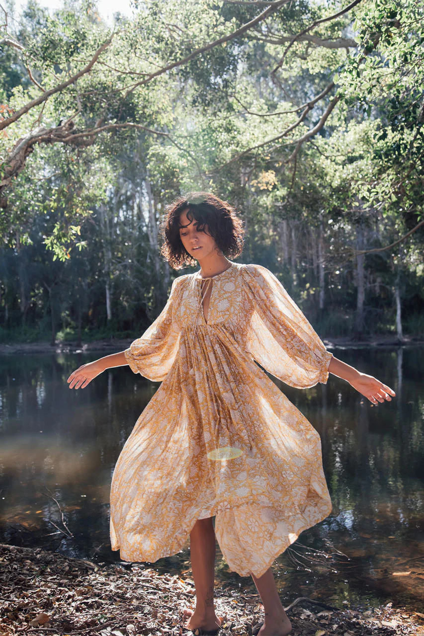 Kyra Midi Dress ~ Cumin - Image 4