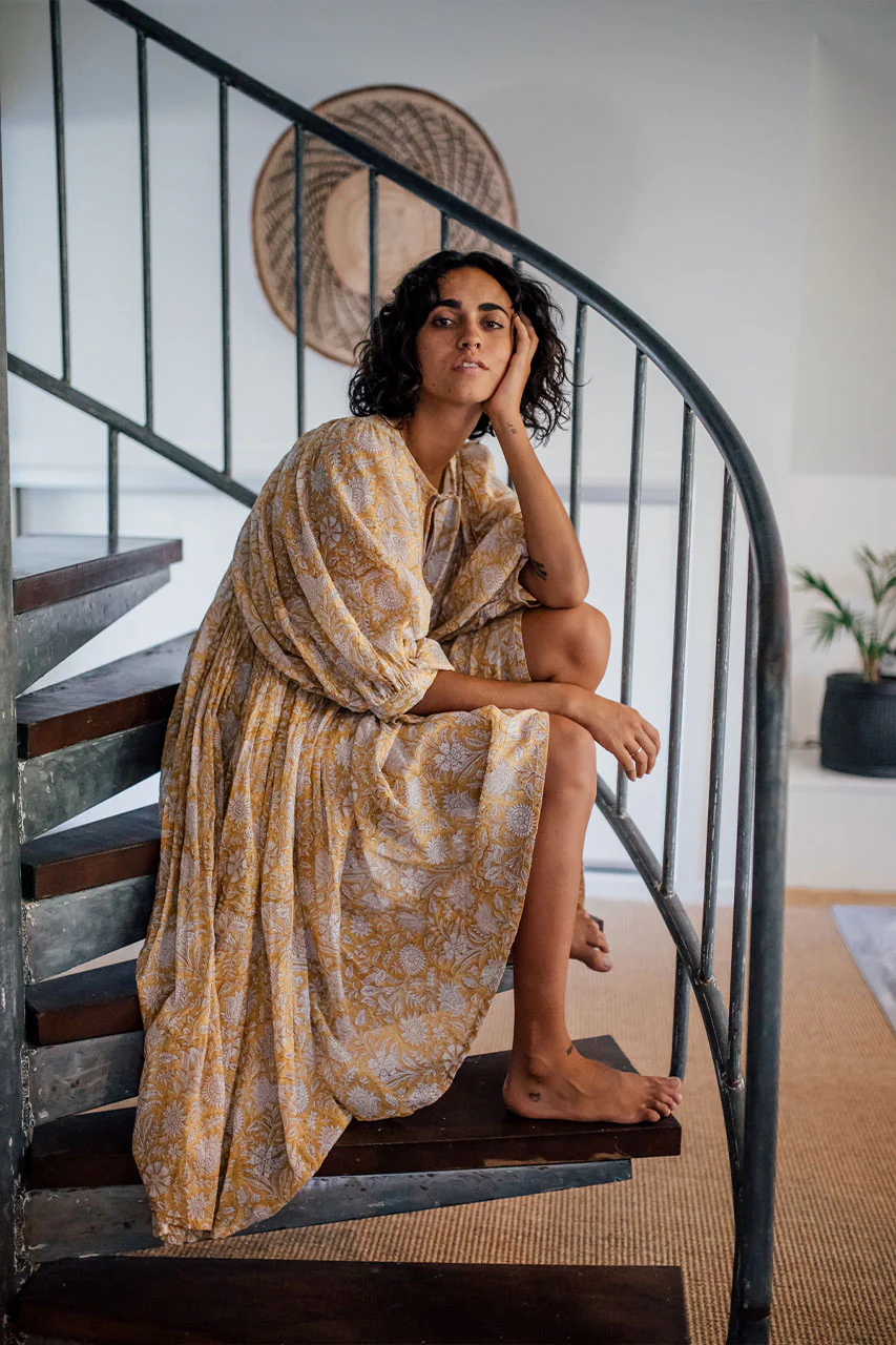 Kyra Midi Dress ~ Cumin - Image 6
