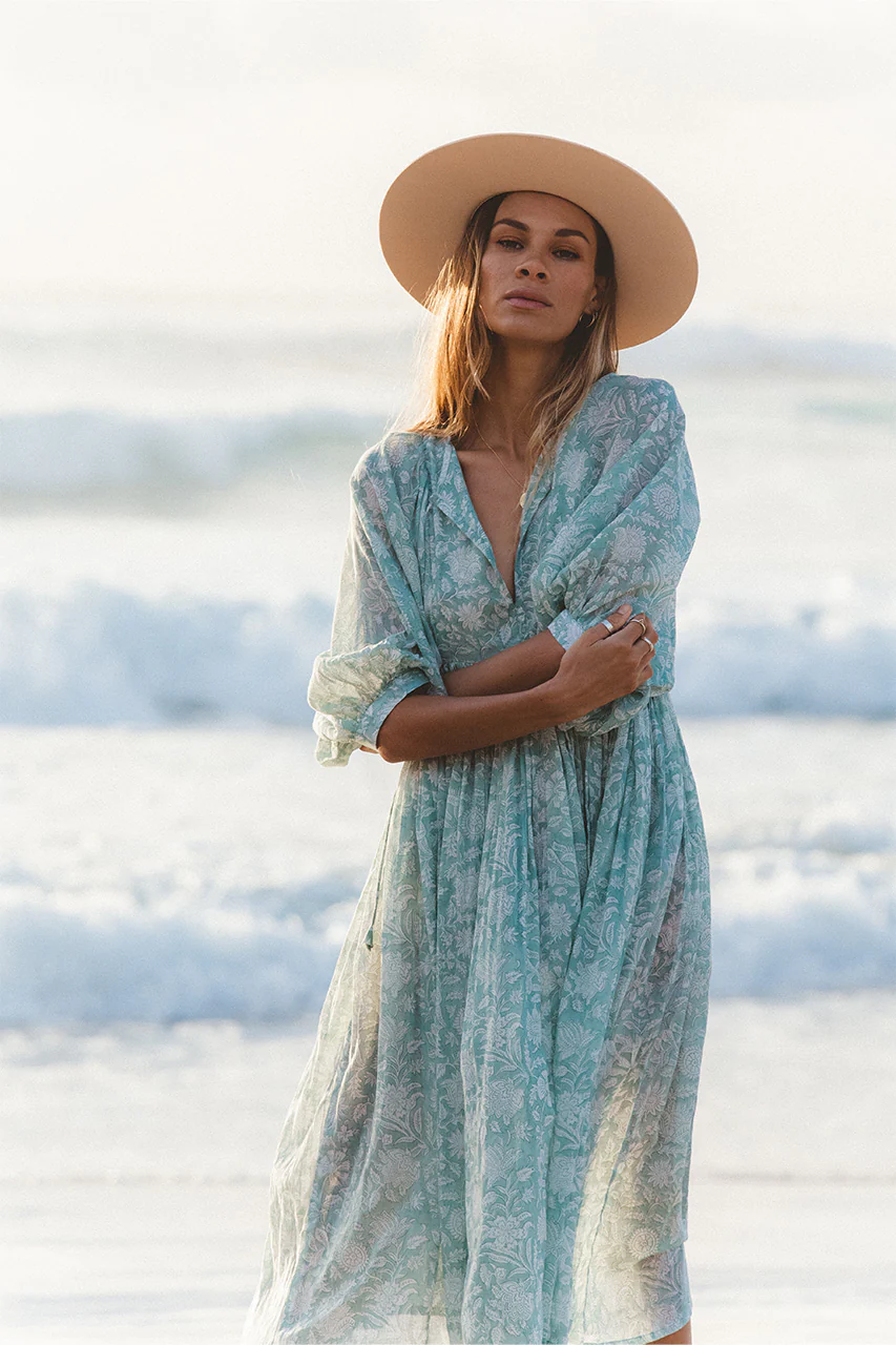 Kyra Midi Dress ~ Jade - Image 4