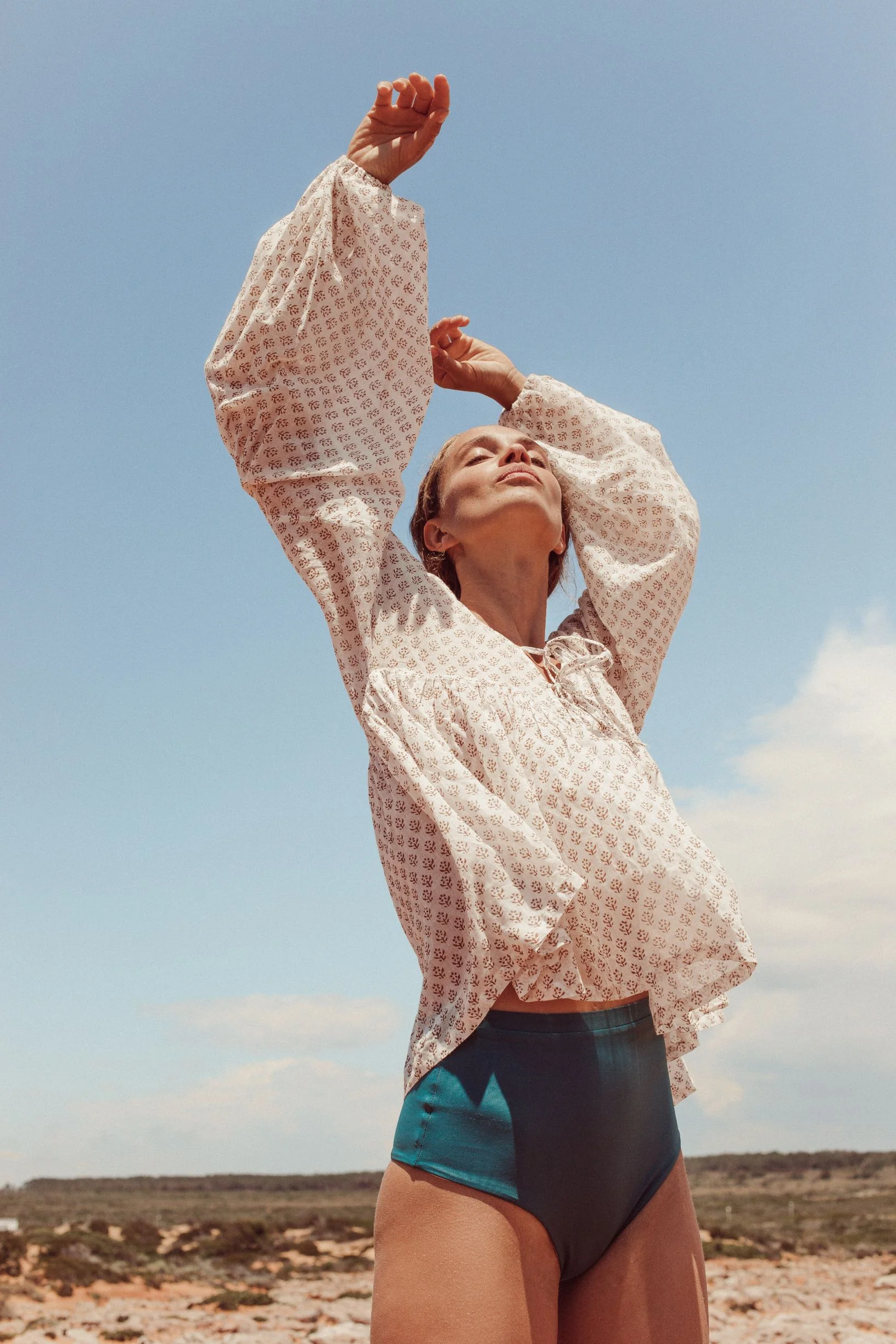 Rashmi Blouse ~ Cinnamon - Image 6