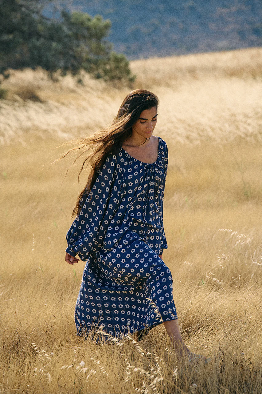 Zahra Midi Dress ~ Indigo - Image 6